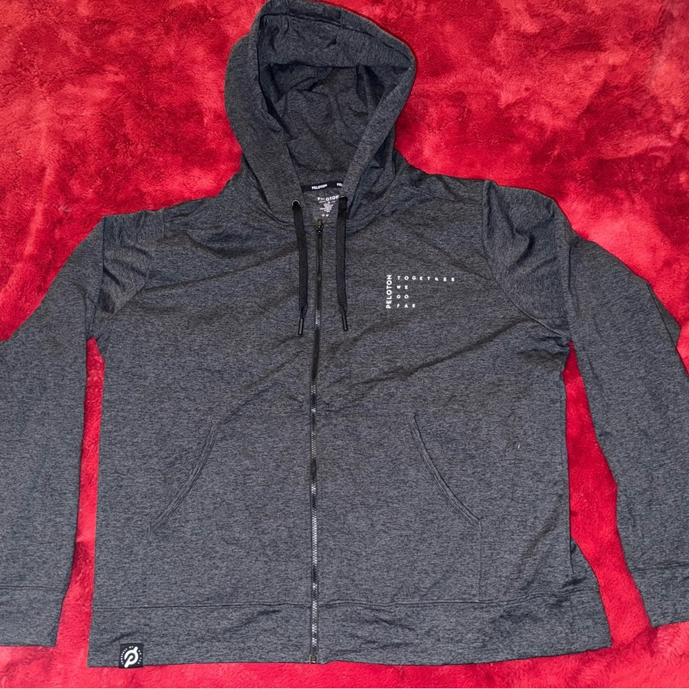 Peloton Charcoal Zip-Up Jacket
